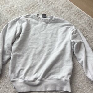 TNA Terry Fleece Boyfriend - White - Size S